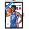 Trends International NBA Philadelphia 76ers - Joel Embiid Feature Series 23 Framed Wall Poster Prints - 3 of 4