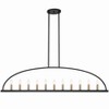Crystorama Lighting Abbott 11 - Light Chandelier in  Black - 2 of 4