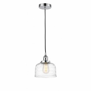 Bell - 1 Light Cord Hung Mini Pendant In Modern Style-9.5 Inches Tall and 8 Inches Wide - 1 of 1