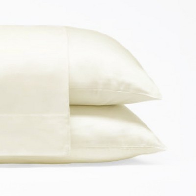 Cariloha Classic 2-piece Twill Pillowcase Set | Ivory | Standard ...