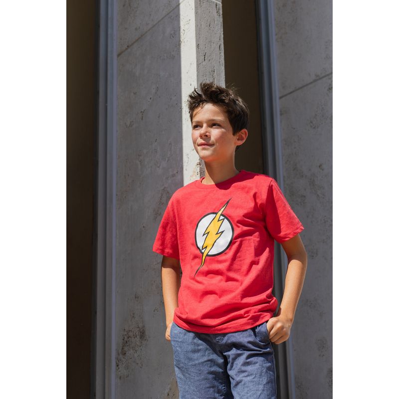 DC Comics Justice League The Flash Superman Batman 3 Pack T-Shirts Toddler, 3 of 9