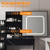 coucheta Vanity Desk with Sliding Mirror and Light, Makeup Dressing Table with 4 Drawers, Power Outlet and 3 Color Adjustable Lighting Modes - 4 of 4