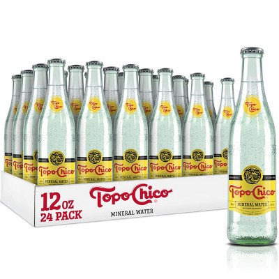 Topo Chico Mineral Water - 12 Fl Oz Glass Bottle (Pack of 24)