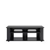 Bakersfield Ravenwood TV Stand Black - CorLiving: Contemporary Design, Open Storage, Fits 55" TVs - CorLiving - 4 of 4