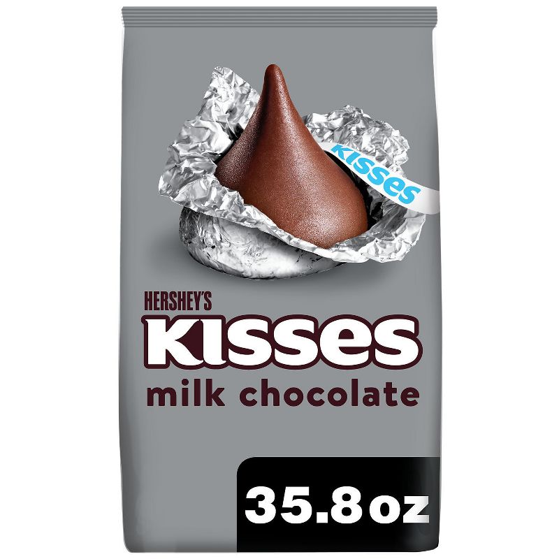 Hershey&#39;s Kisses Milk Chocolate Candy - 35.8oz, 1 of 8