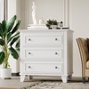 3 Drawer Dresser for Bedroom, Wood Chest of Drawers Bedroom Dresser, Nightstand Wooden Closet Storage Cabinet for Living Room - 3 of 4