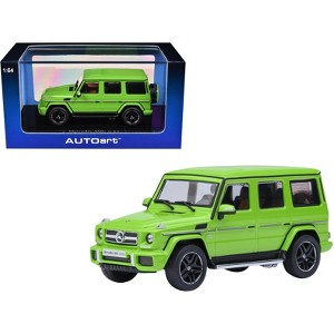 2017 Mercedes-Benz AMG G 63 Alien Green 1/64 Diecast Model Car by Autoart - 1 of 4