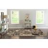 HomeStock Masters Woman Grey & Taupe 8x10.3, Contemporary, Power Loomed Rug - 2 of 4