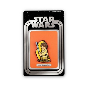SalesOne LLC OFFICIAL Star Wars Luke Skywalker Pin | Exclusive Art Design By Derek Laufman - 1 of 4