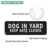 Unique Bargains Acrylic Safety Durable Indoor Outdoor Dog in Yard Signs 3x9 Inch - 2 of 4
