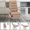 Reclining Office Chair-Power Office Chair with Footrest Electric Power Desk Chair, Big and Tall Office Chair with Auto-Linked Armrests-The Pop Home - 4 of 4
