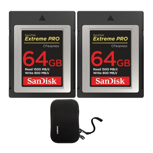 Sandisk 64gb Extreme Pro Type B Cfexpress Card (2-pack) With