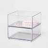 Medium 12 X 4 X 2 Plastic Organizer Tray Clear - Brightroom™ : Target