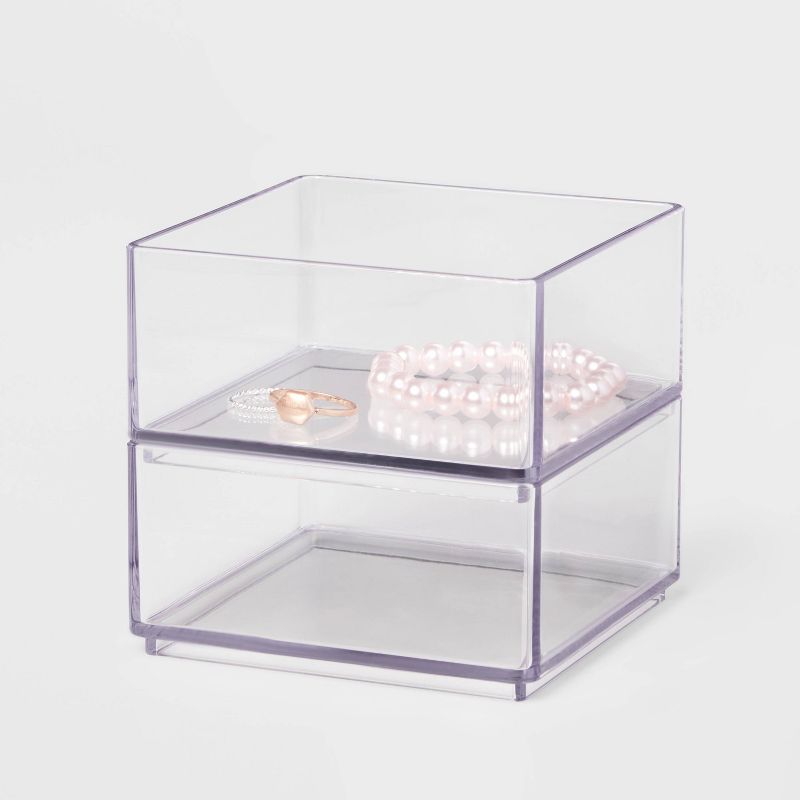 Plastic Organizer Tray Clear - Brightroom™, 4 of 11
