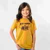 The Juniper Shop SmileyWorld Just Happy To Be Here Youth Short Sleeve Tee - 3 of 4