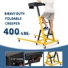 Topside Automotive Creeper, 49.21"-68.89", 400 LBS Capacity,6 Swivel Caster Wheels, Padded Deck,Creeper for Home Garage,Workshop Repair Maintenance - 4 of 4