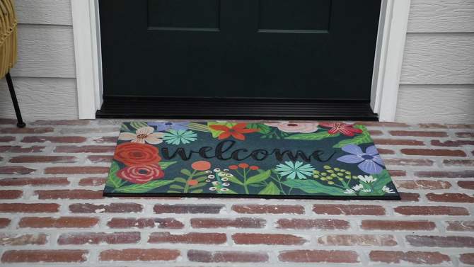 1&#39;6&#34;x2&#39;6&#34; &#39;Welcome&#39; Spring Sunset Doorscapes Mat - Mohawk, 2 of 7, play video