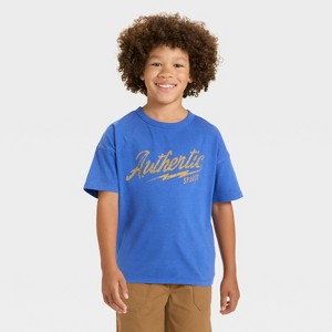 Boys' Short Sleeve Relaxed Fit T-Shirt - Cat & Jack™ - 1 of 4