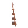 Set of 2 75.5" 5 Shelf Leaning Bookcases - International Concepts - image 4 of 4