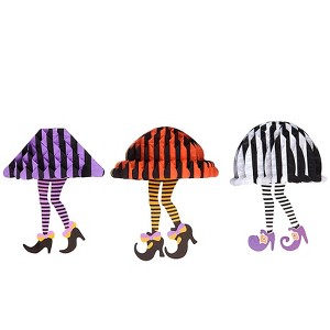 The Lakeside Collection Set of 3 Hanging Witch Legs - 1 of 3