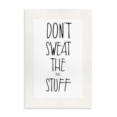 Stupell Industries Don't Sweat Small Stuff, 10" x 15"