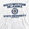 Southwestern Oklahoma State University Official Circle Logo Adult Pull-Over Hoodie - 2 of 4