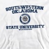 Southwestern Oklahoma State University Official Circle Logo Adult Pull-Over Hoodie, Athletic Heather - image 2 of 4