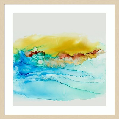 Amanti Art 25"x25" Sky Alive by Lera Wood Framed Wall Art Print