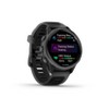 Garmin Forerunner 570 42mm Slate Gray Aluminum with Translucent Black/Black Band - 3 of 4