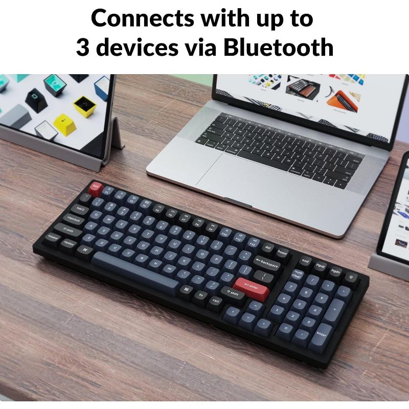 Keychron K4 Pro Custom Wireless Mechanical Keyboard, 96 Keys Hot-swappable QMK/VIA Programmable Macro with K Pro Brown Switch RGB Backlit Compatible, 4 of 6