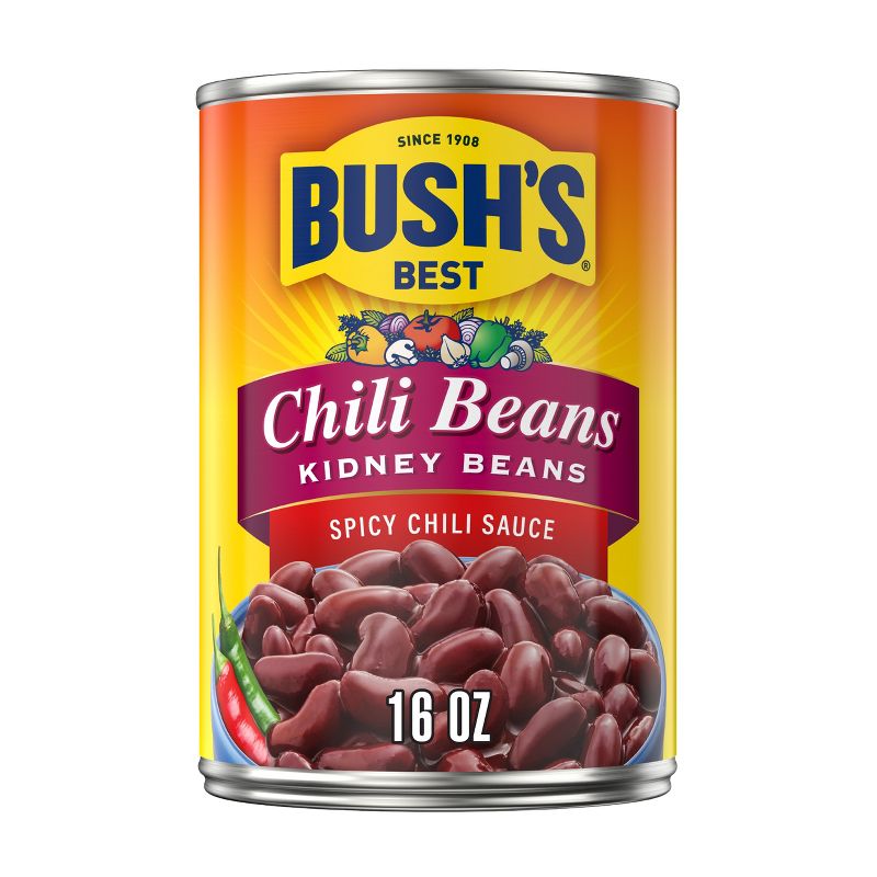 Bush&#39;s Kidney Beans in Spicy Chili Sauce - 16oz, 1 of 8