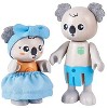 Hape: Koala Family - 4 Animal Articulated Figures, Wooden Toy Miniatures,Age 3+ - 4 of 4