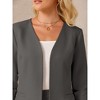 INSPIRE CHIC Women's Business Blazer Elegant Skirt Sets Suit 2 Pcs - 4 of 4