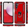 SAHARA - Military Kickstand Series with Belt Clip Case for Samsung Galaxy A14 5G - Red - 3 of 4