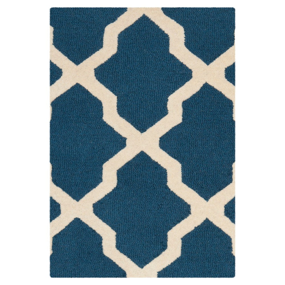 Maison Textured Rug - Navy Blue/Ivory (2'x3') - Safavieh