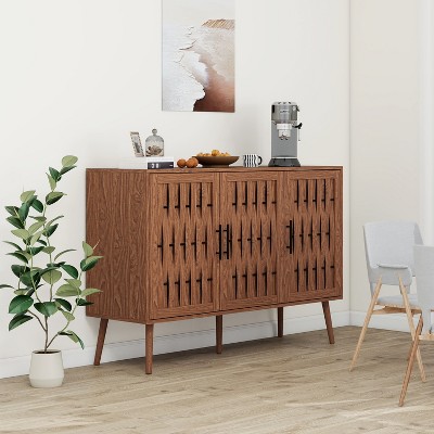 47" Storage Cabinet, Special Storage Cabinet, Suitable For Living Room, Bedroom, Dining Room, Study Room Brown