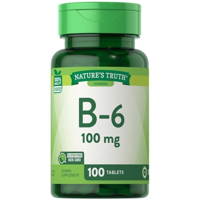 Nature's Truth B6 Vitamin 100mg | 100 Tablets