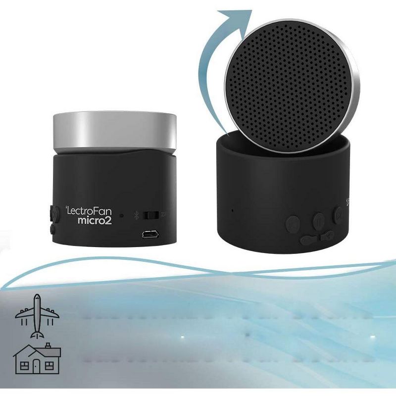 LectroFan Micro 2 Sleep Sound Machine and Bluetooth Speaker with Microphone Fan Sounds and Ocean Sounds, 4 of 9