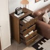 Modern 5-Drawer Dresser with Metal Handles, Multifunctional Storage Chest for Bedroom, Living Room, or Entryway-The Pop Home - 3 of 4