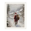 Whisen 2-Piece Vignette On The Eve of Christmas Black Framed Wall Art, Bedroom Wall Art by Jo Moulton - 4 of 4