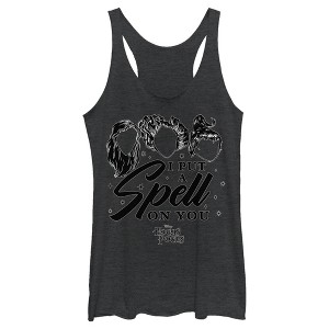 Women's Disney Hocus Pocus Spell on You Silhouette Racerback Tank Top - 1 of 3