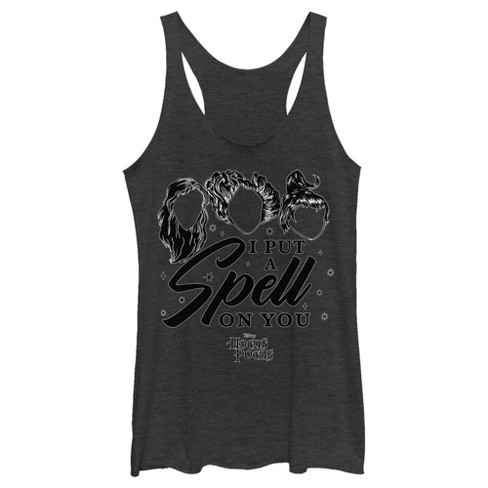 Women's Disney Hocus Pocus Spell on You Silhouette Racerback Tank Top - image 1 of 3