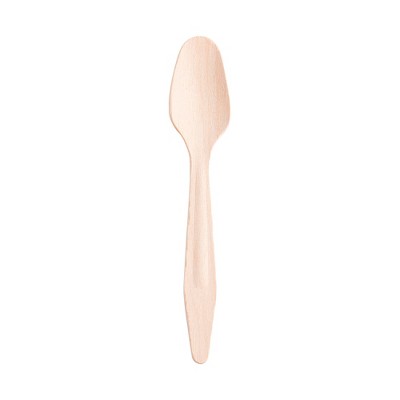 Smarty Had A Party Natural Birch Eco Friendly Dinner Spoons - 600 pcs