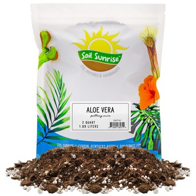 Soil Sunrise Aloe Vera Potting Soil Mix, for Succulent Container Gardening