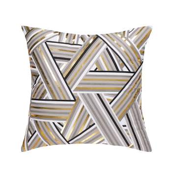 PiccoCasa Bronzing Home Pillowcase Decorative Cushion Pillow Cover Gold Print Throw Pillow Covers