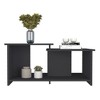 20.9" Engineered Wood Coffee Table with Lower Open Shelf, Modern Design for Display and Storage in Living Rooms - 3 of 4