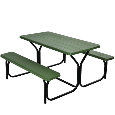 Table and best sale bench set camping