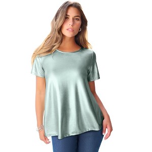 Roaman's Metallic Swing Tee - 1 of 4