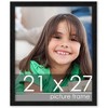 PosterPalooza | Classic Modern Grey Picture Frame - UV Acrylic, Foam Board Backing, Hanging Hardware - 2 of 4