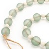 Green Glass and Wood Bead Garland (Set of 2) - 2 of 3